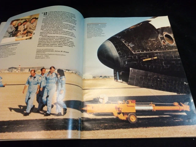 NASA Remembered Images 25th Anniversary 1958 1983 Book Space Shuttle Spacecraft 6