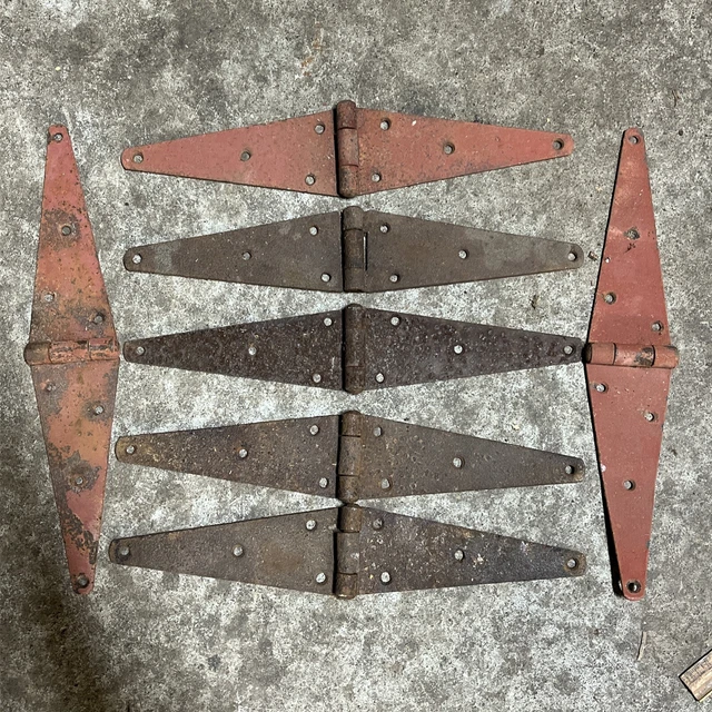 (1) Antique Barn Door Strap Hinges 16” Vintage