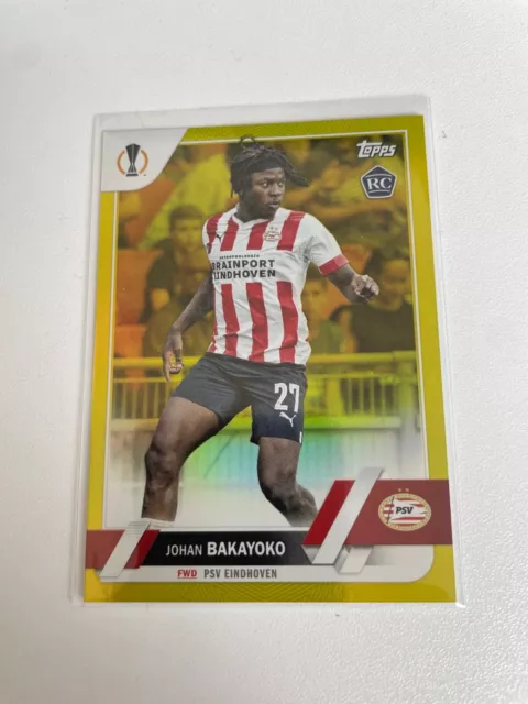 Johan BAKAYOKO 2022 Topps PSV Eindhoven RC Rookie /299