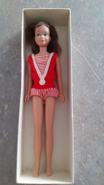 Poupée Skipper Vintage Mattel 1964 – Soeur De Barbie – Rousse (occasion)