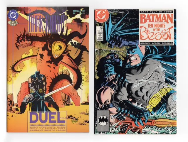 2-4-1 Batman#420 1988 & Legends Of The Dark Knight 1991 Annual Nm Dc Comics