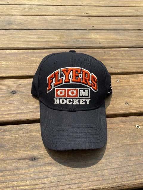 Licensed NHL Philadelphia Flyers CCM Classic Adjustable Hat Wool Pro OK’ed