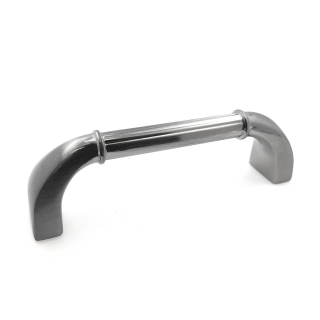 3-3/4" C.C Pull Satin Nickel Traditional Cabinet Handle 2724 Cupboard Drawer