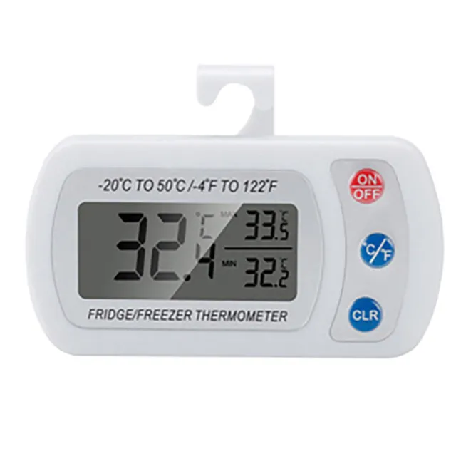 HG TSBY53 Waterproof Refrigerator Thermometer W/Digital Display Hook Electron SL