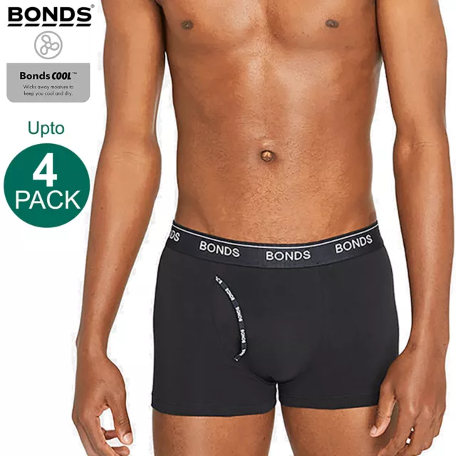 Bonds Black Mens Guyfront Trunks Briefs Boxer Shorts Comfy Undies Underwear Bulk