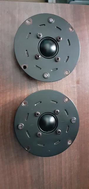 Paire de tweeters à dôme SEAS 27TFC/T, 6 ohm