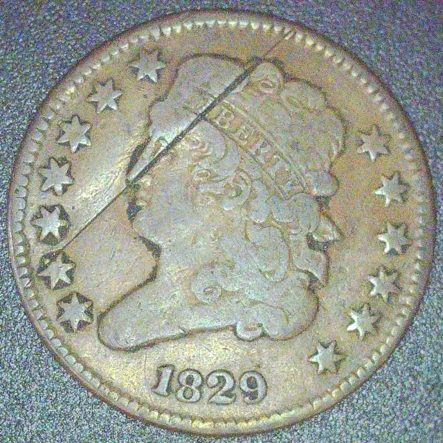 1829 Classic Head Half Cent