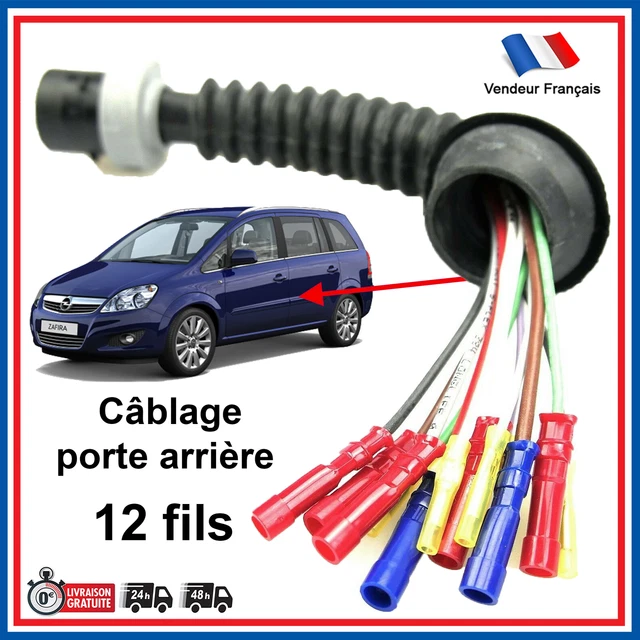 Kit Réparation Câblage Porte Arrière - Compatible Opel Zafira B (2005-2014) - Numéro OE 93189351 / 13158679