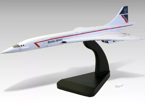 Concorde British Airways Original Livery Solid Replica Airplane Desktop Model