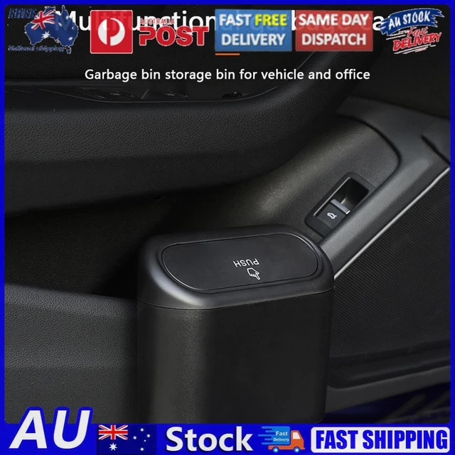 Car Trash Can Bin Hanging Garbage Dust Case Storage Box Plastic Waste Organizer