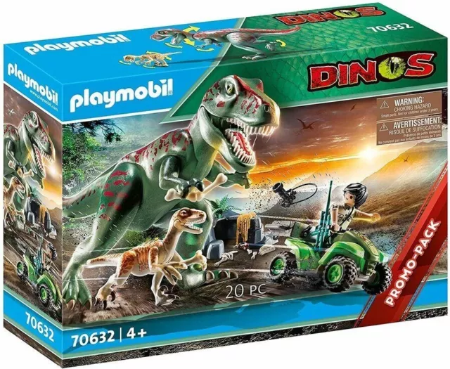 Playmobil ® 70632 Explorateur avec quad et dinosaures T-Rex