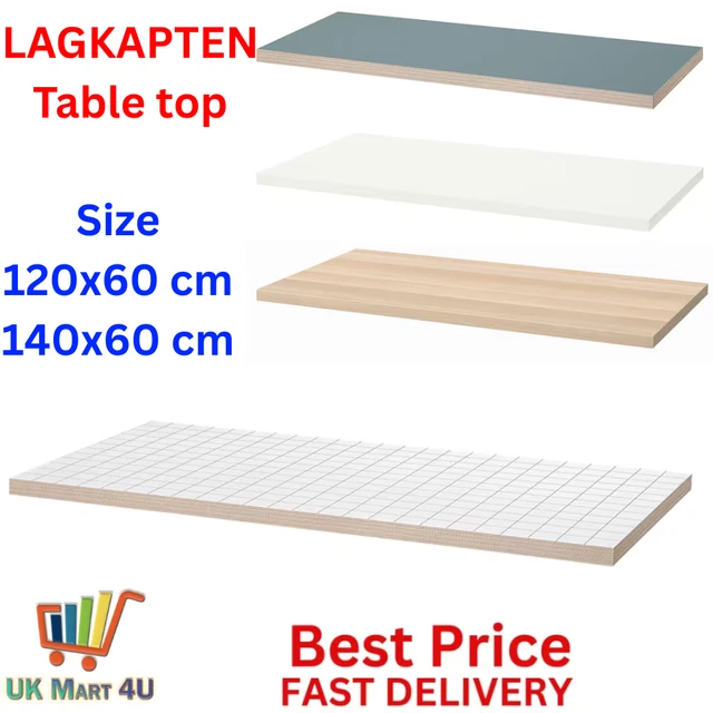 IKEA LAGKAPTEN TABLE Top Stylish & Durable Work Surface Multi size and ...