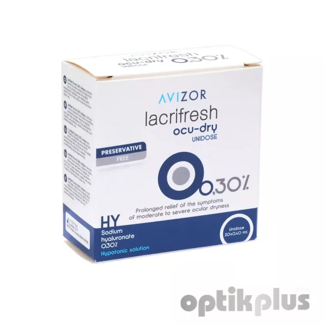 Avizor Lacrifresh ocu-dry 0,3% Unidose- 20x0,4ml - Benetzungslösung [0028]