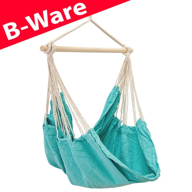 B-Ware XXL Hängesessel 185x130 2 Personen Hängestuhl Hängesitz l Mint Grün