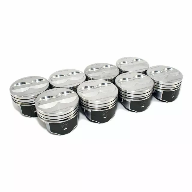 Speed Pro Standard 4" Bore Flat Top Coated Pistons for Chevrolet SBC 350 5.7L