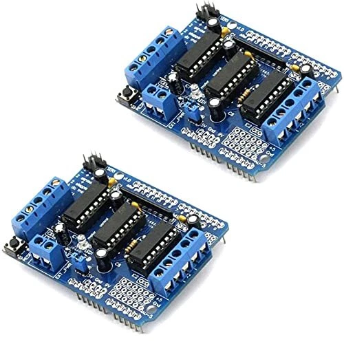 2 PCS L293D DC Motor Drive, Motor Control Shield Module Stepper Motor Drive