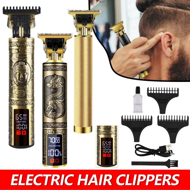 Men Portable Electric Hair Trimmer Clipper Beard Shaver Cutting Cordless Trimmer