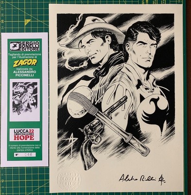 ATG NO TAGL ZAGOR STAMPA BONELLI LUCCA COMICS 2016 ALESSANDRO PICCINELLI 