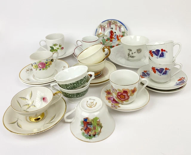 2 TASSES AVEC sous tasses P Fouillen Quimper EUR 13,00 - FR