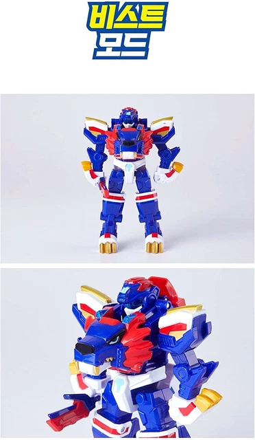 Jouet Robot Transformable MINI FORCE – Animal Tron Leocop – Space Police Ranger – Neuf