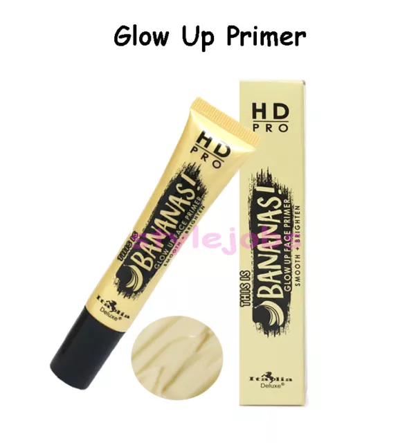 Italia Deluxe HD Pro Banana Glow Up Illuminating Vitamin E Makeup Face Primer