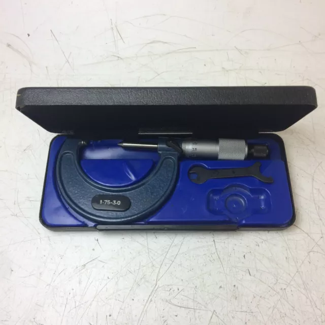 Moore & Wright 715M Screw Thread Micrometer 25mm - 50mm 1.75 - 3.0mm Metric Form