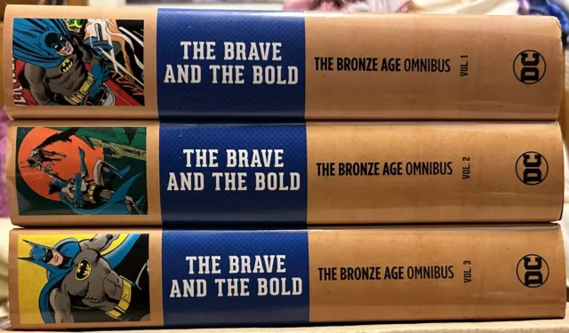 DC Onnibus Lot: Batman Brave and the Bold Volumes 1-3