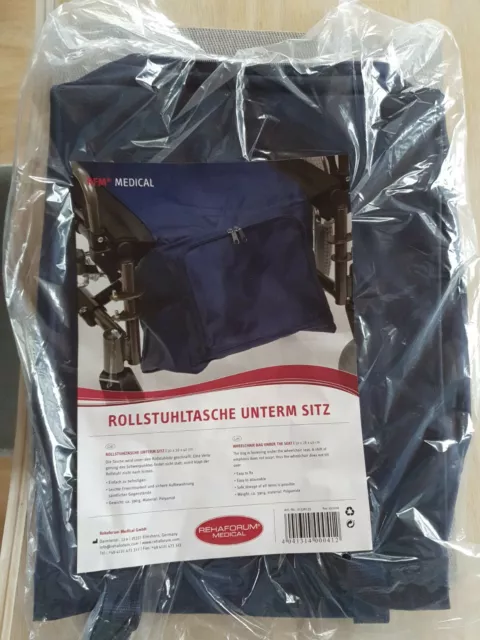 RFM Rollstuhltasche unter dem Sitz Einkaufstasche Tasche Belastbarkeit bis 10kg 2