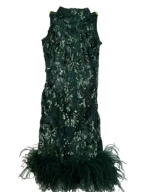 MID NIGHT IN Paris in hunter green dress Size M $39.99 - PicClick