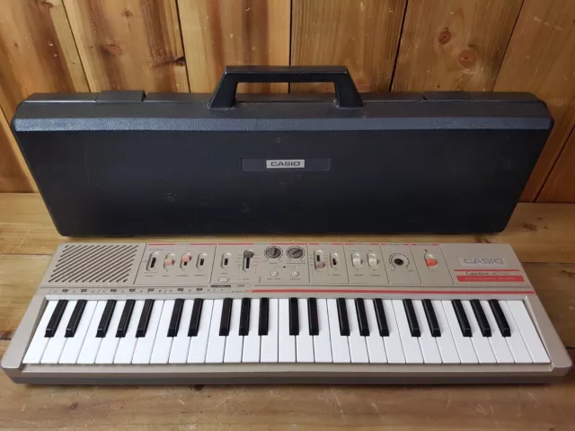 CASIO MT46 VINTAGE keyboard Hard Case Read Description Working