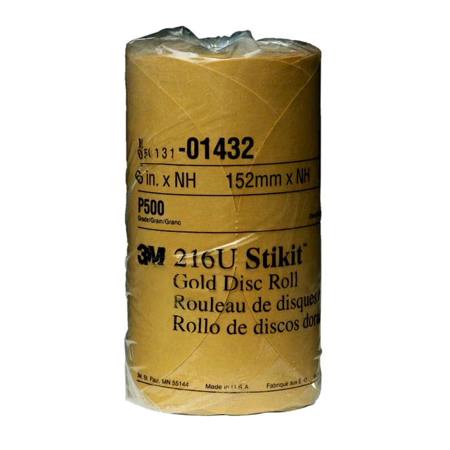 3M� Sandpaper 6 Inch Discs 3M� Stikit� Attachment 500 Grit
