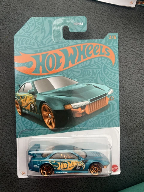 Hot Wheels Nissan Silvia S14 Drift - Édition Pearl & Chrome 2024 - 1:64 - Boîte Neuve Fermée