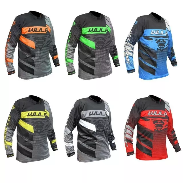 Wulfsport Adults Matrix Motocross Jersey Motorcross MX Quad ATV Top