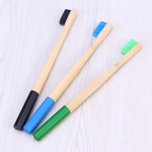 3 Pcs/pack Bambù Bambino Che Fa Primi Passi Spazzolini Denti Per Bambini