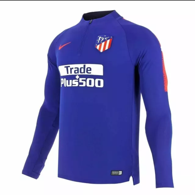 Nike Atletico Madrid Dri-Fit Strike Training Soccer Squad Drill Top - Size L