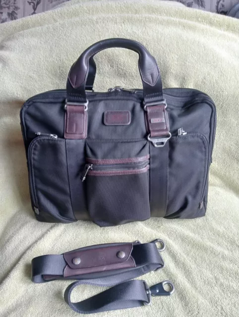 TUMI Alpha Bravo Briefcase Laptop Messenger Bag 22611HKH