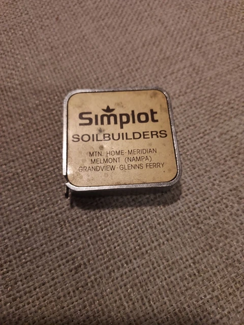 VINTAGE 5 FOOT Tape Measure - Simplot Soilbuilders £19.74 - PicClick UK