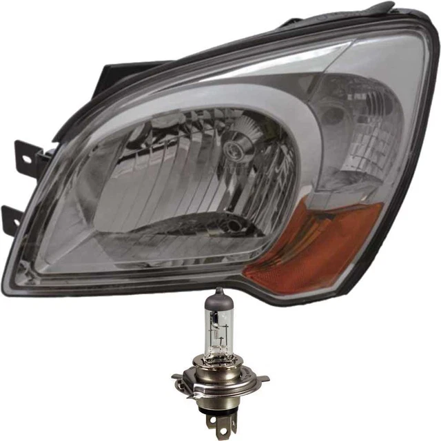 Phare Avant Gauche électrique H4 Chromé Pour Citroën Berlingo / Peugeot Partner (2002-2008)