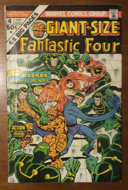 Fantastic Four Giant-Size #4 1st Appearance of Multiple Man Madrox MVS Intact