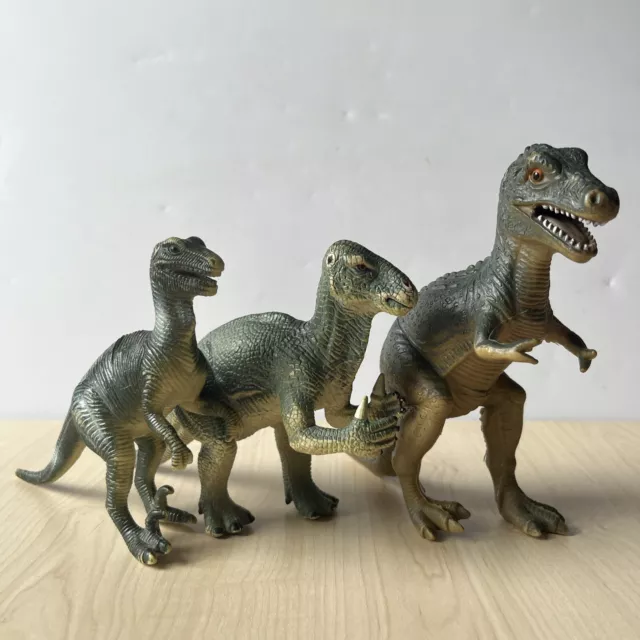 Deinonychus DINOSAUR TOY FIGURE Bundle X3