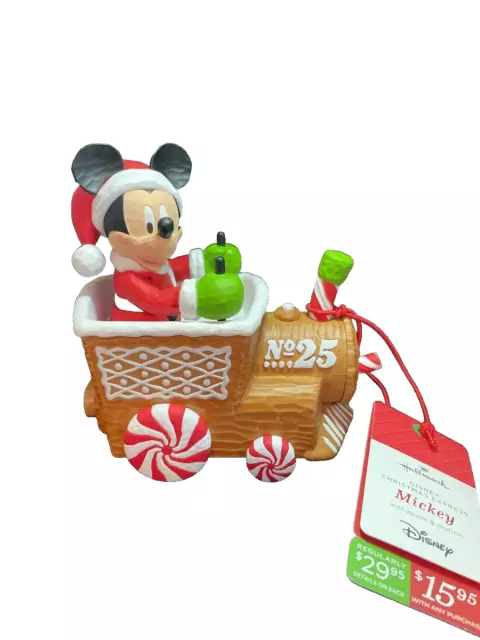 Hallmark 2016 Mickey Mouse Disney Christmas Express with Music & Motion WIRELESS