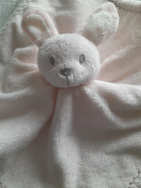 Blankets & Beyond Bunny Rabbit Comforter Soother Soft Toy Pink