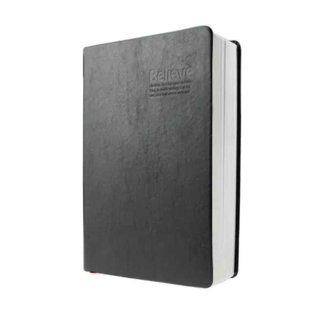 Classic Vintage Retro Leather Cover Thick 640 Lined Pages Notebook A5 Daily B...