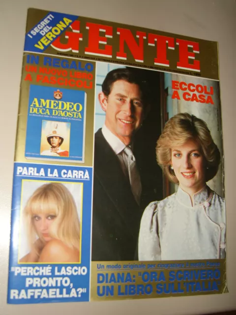 Gente=1985/21=Lady Diana=Hellas Verona Campione=Bruno Caruso=Amedeo Duca D'aosta