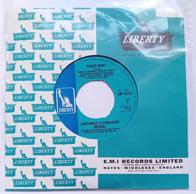 CREDENCE CLEARWATER REVIVAL Proud Mary / Born On The Bayou 7