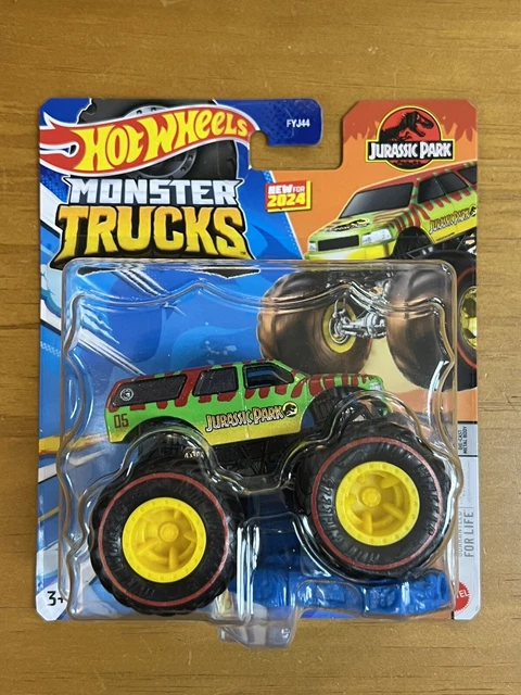 Hot Wheels Collector – Jeep Jurassic Park – Échelle 1/64 – Métal/métal – Pneus RealRiders