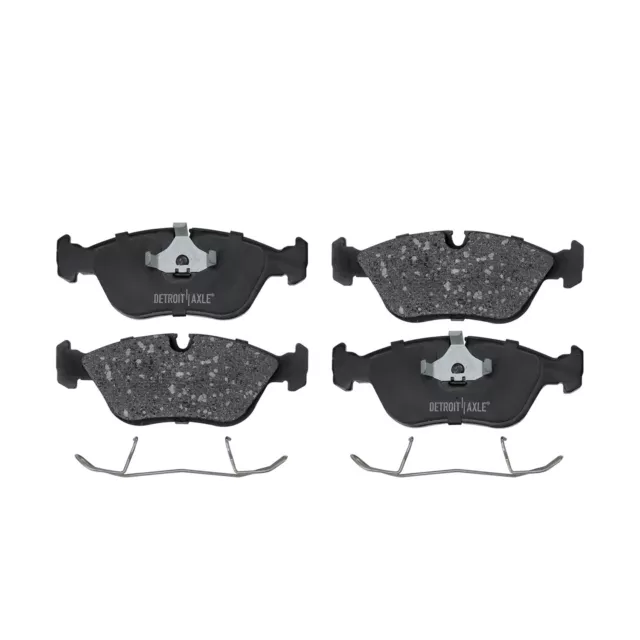 Front Ceramic Brake Pads Kit w/Clips for 1993 - 2000 Volvo 850 C70 S70 V70 3