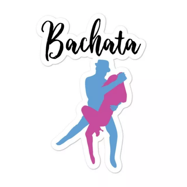 Bachata Sticker 4x4 Dance Salsa Cumbia Merengue Music Latin Baile Pink Reggeaton