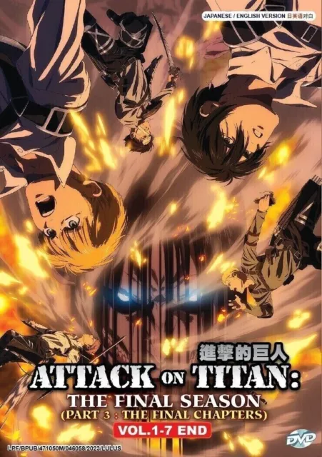 Attack On Titan The Final Season Part 3 : The Final Chapters DVD [Levi Gift]