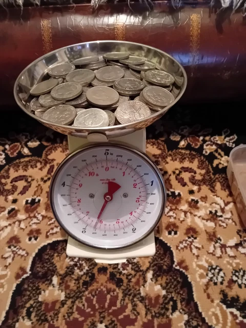 Crown Coins Joblot Collection 2.8 Kg 100 Coins  Bulk Buy